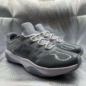 Size 13 Air Jordan 11 CMFT Cool Gray Low Top Lace Up Sneaker Shoes DN4180-012